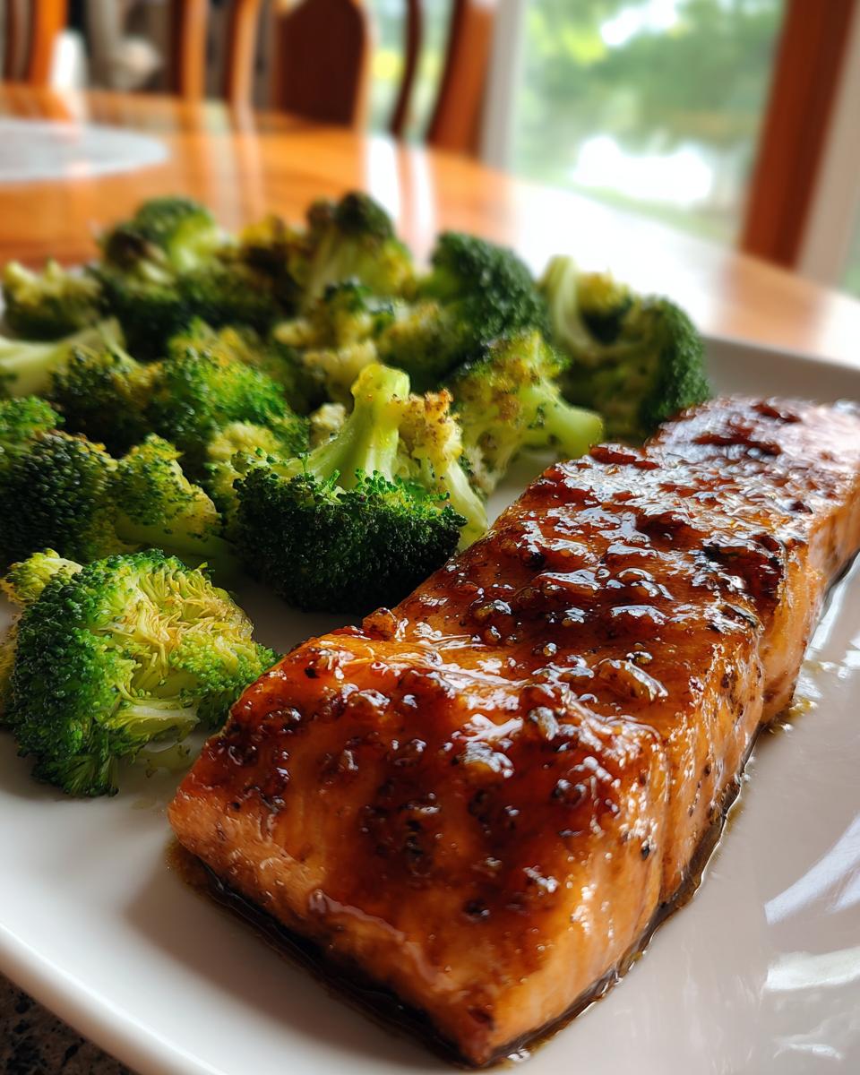 Sheet Pan Honey Soy Salmon and Broccoli - detail 1