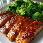 Sheet Pan Honey Soy Salmon and Broccoli