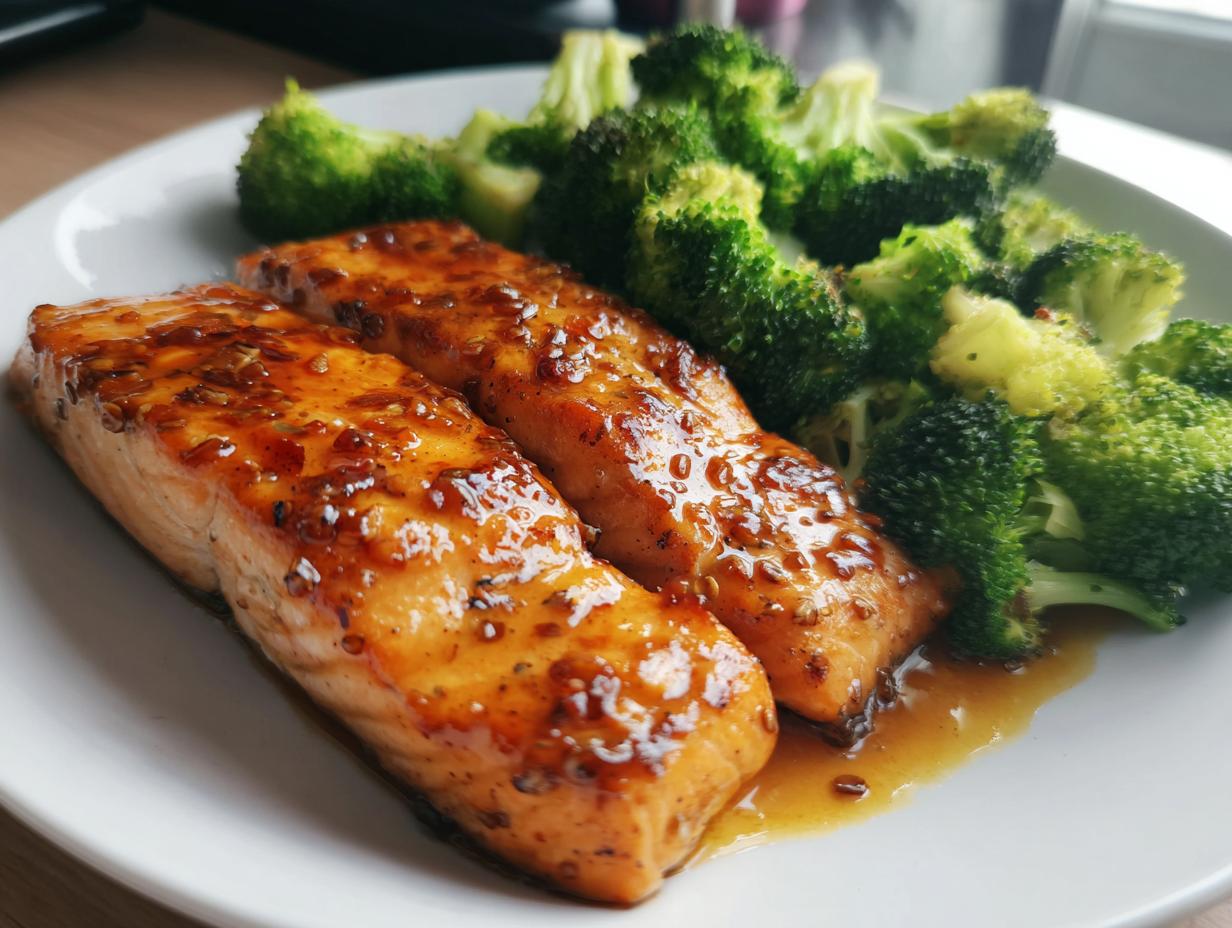 Sheet Pan Honey Soy Salmon and Broccoli - detail 3