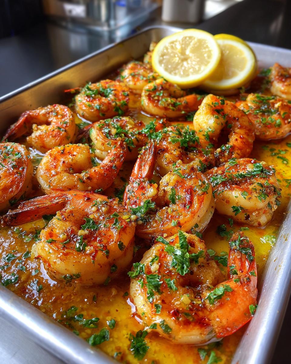Sheet Pan Lemon Garlic Butter Shrimp - detail 3