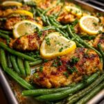 Sheet Pan Lemon Garlic Chicken and Green Beans