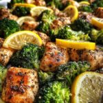 Sheet Pan Lemon Pepper Chicken and Broccoli