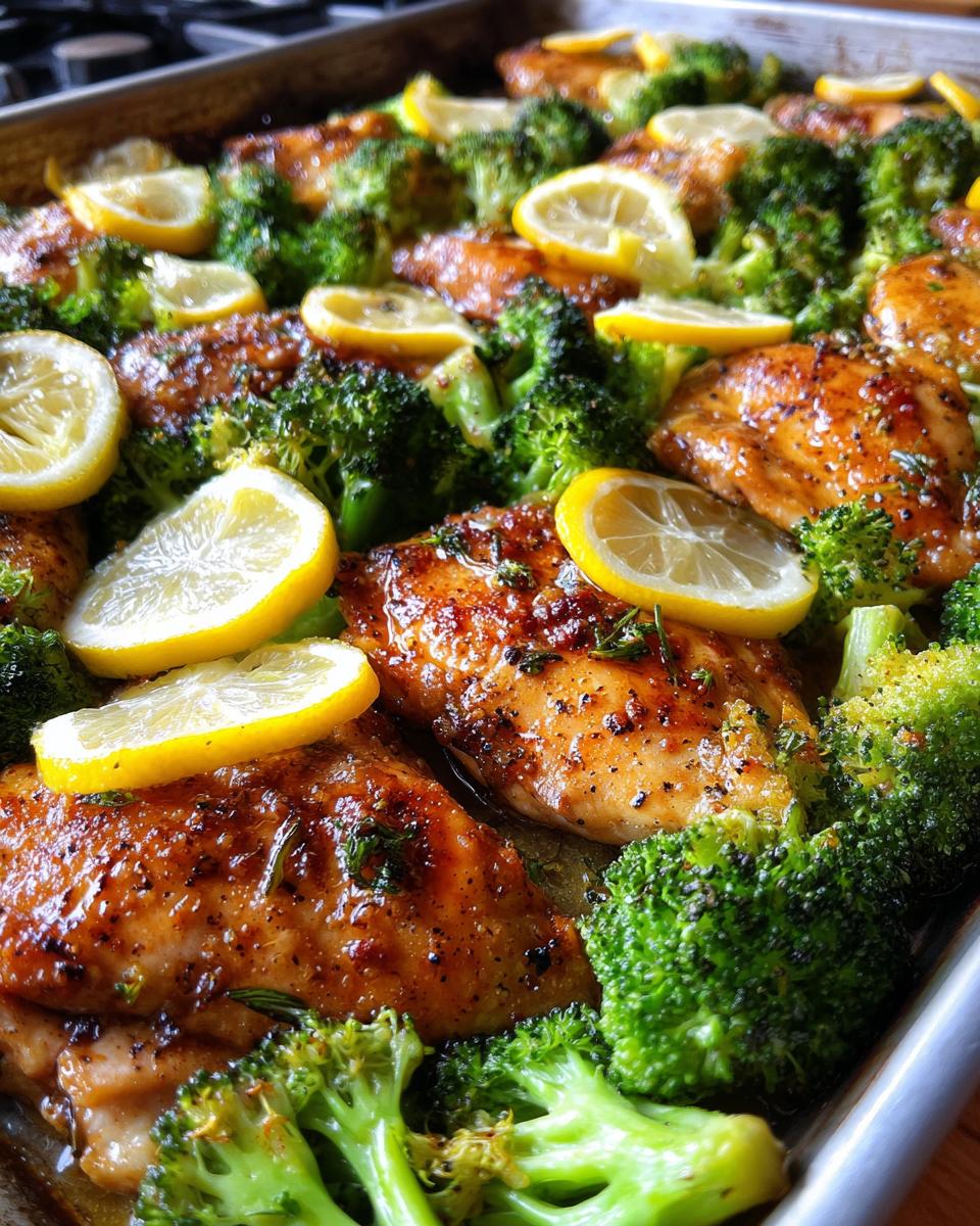Amazing Sheet Pan Lemon Pepper Chicken 4 Ways 6 Sheet Pan Lemon Pepper Chicken and Broccoli - detail 2
