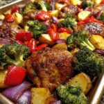 Sheet Pan Maple Dijon Chicken and Vegetables