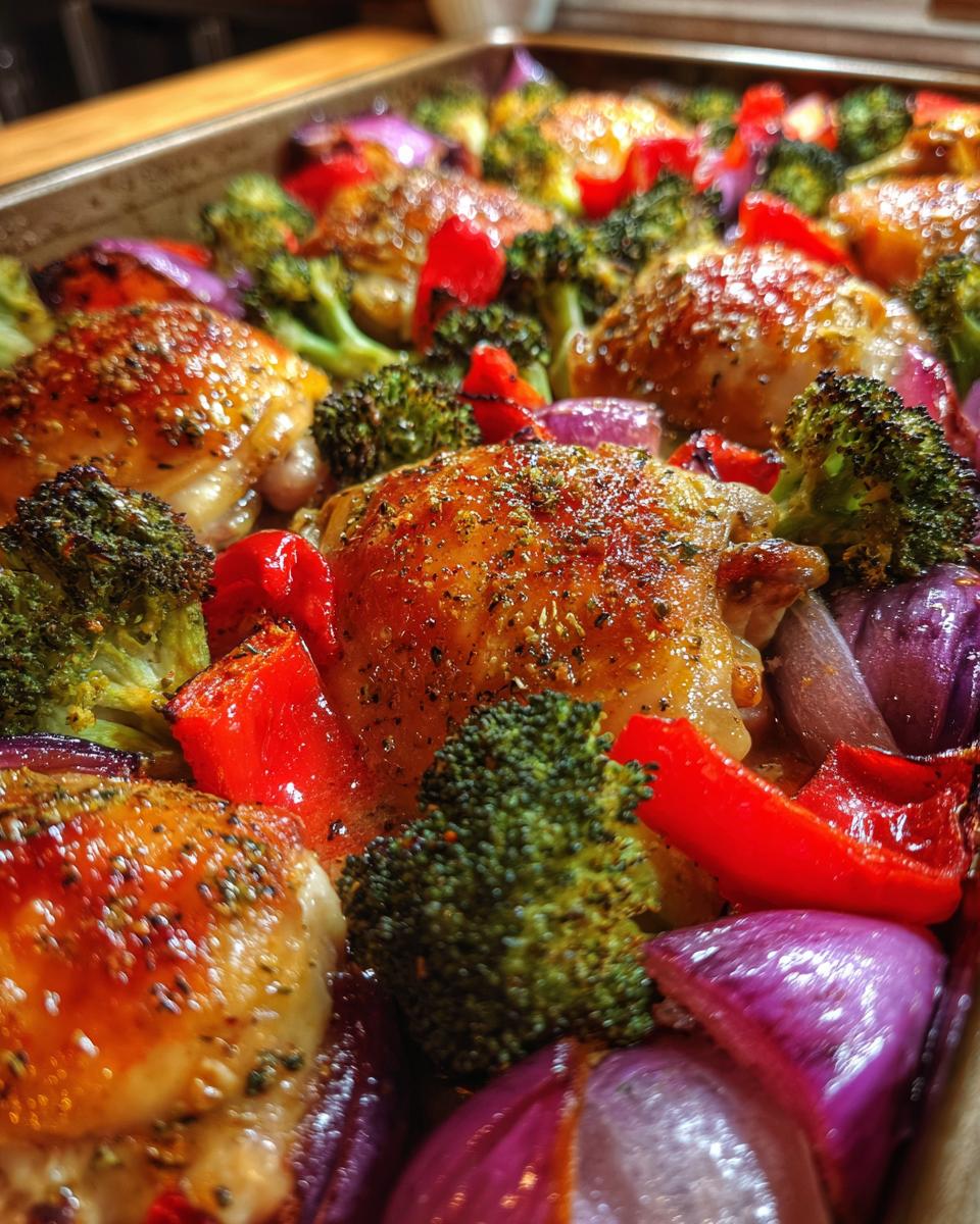 Sheet Pan Maple Dijon Chicken and Vegetables - detail 2