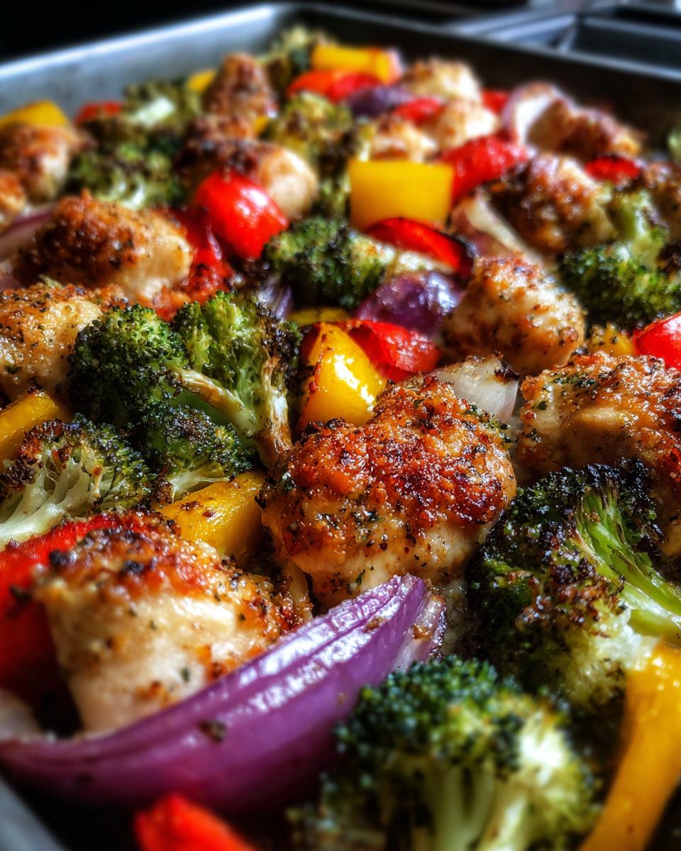 Sheet Pan Parmesan Chicken: Delicious 1-Pan Meal 6 Sheet Pan Parmesan Chicken and Veggies - detail 2