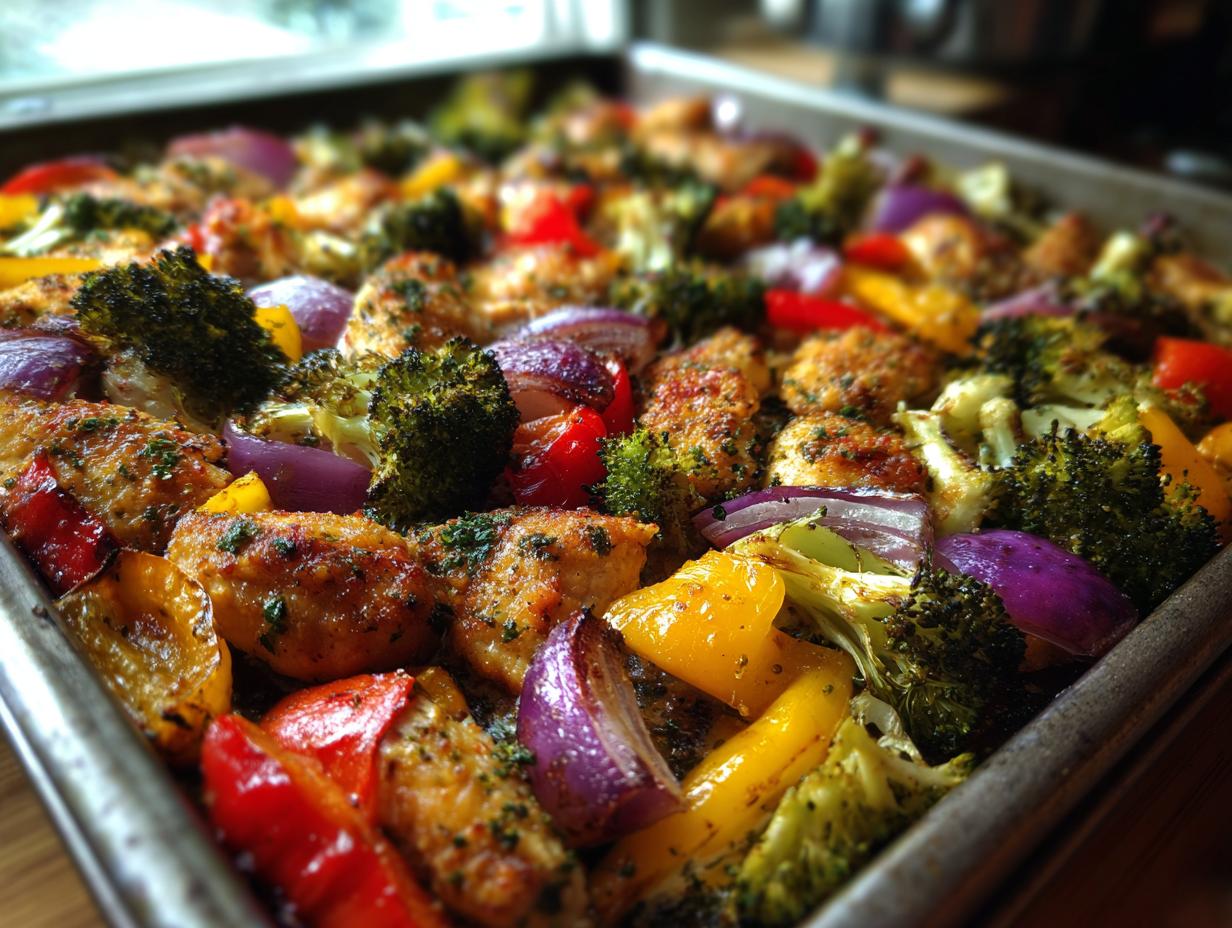 Sheet Pan Parmesan Chicken: Delicious 1-Pan Meal 7 Sheet Pan Parmesan Chicken and Veggies - detail 3