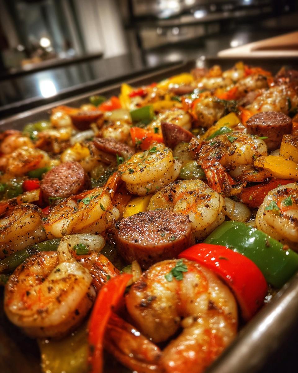 Sheet Pan Shrimp and Sausage Bake - detail 2