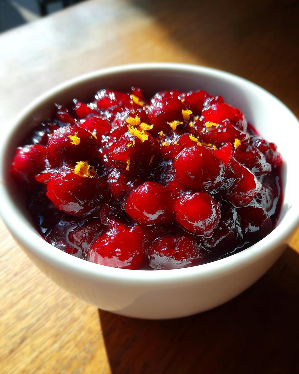 Simple Cranberry Orange Sauce for Thanksgiving - detail 1