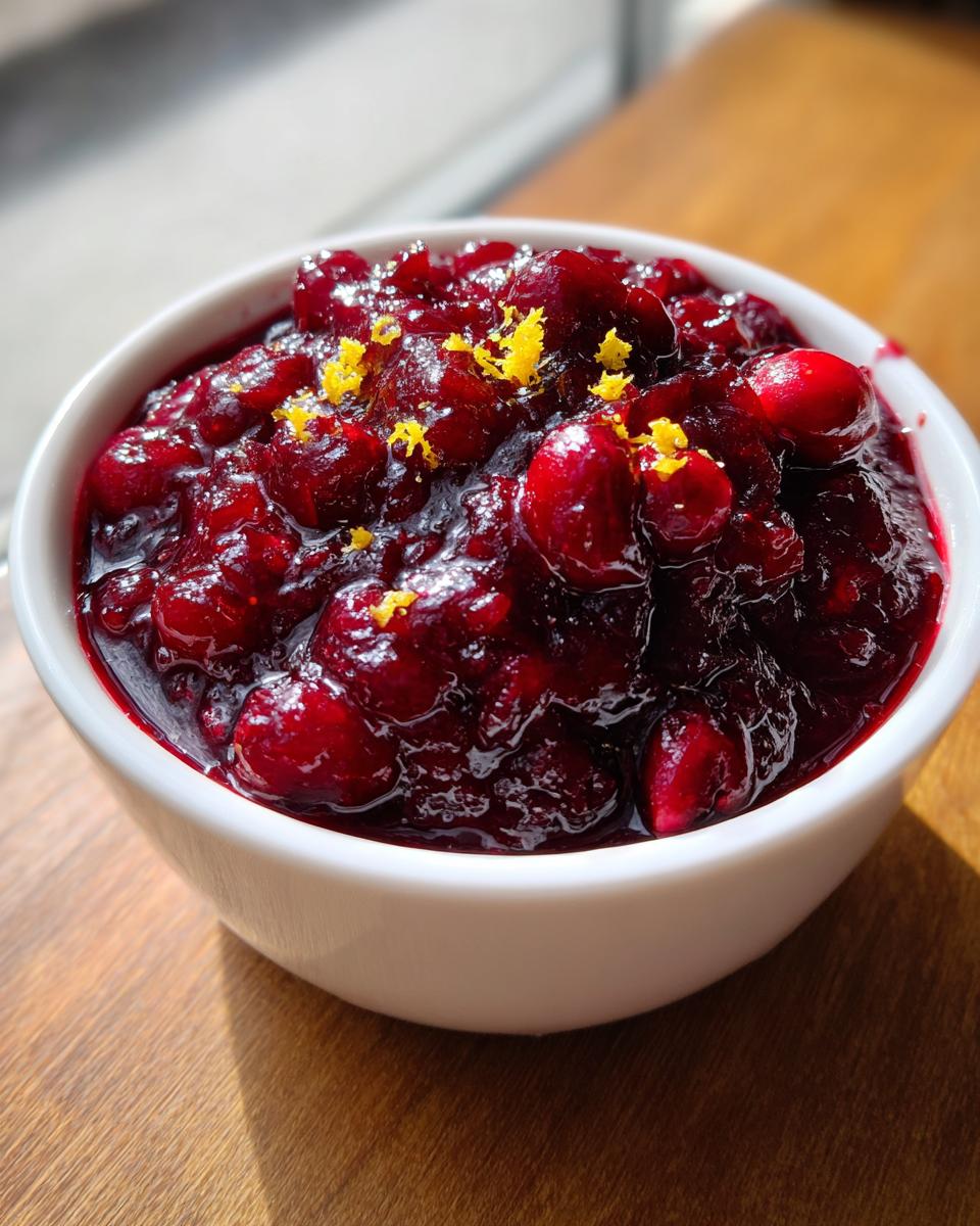Simple Cranberry Orange Sauce for Thanksgiving - detail 2