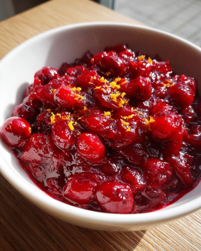 Simple Cranberry Orange Sauce for Thanksgiving