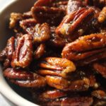 Slow Cooker Candied Cinnamon Pecans - Dinner, then Dessert | Crock pot desserts, Slow cooker candy, Recipes | Slow cooker candy, Nut recipes, Holiday recipes