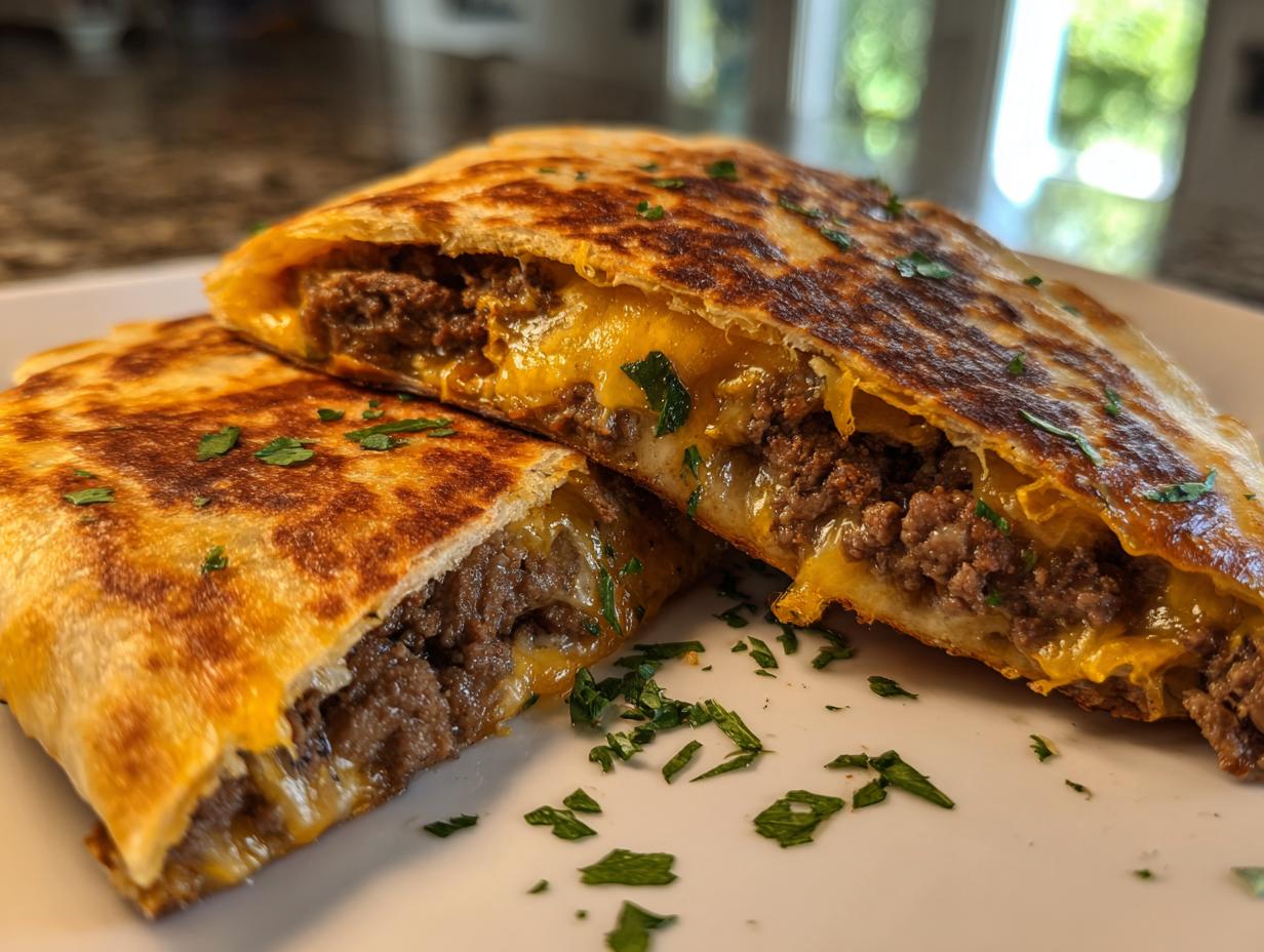 Smashburger Quesadillas: 25-min Miracle Dinner 7 Smashburger Quesadillas - Mini kitchen magic - detail 3