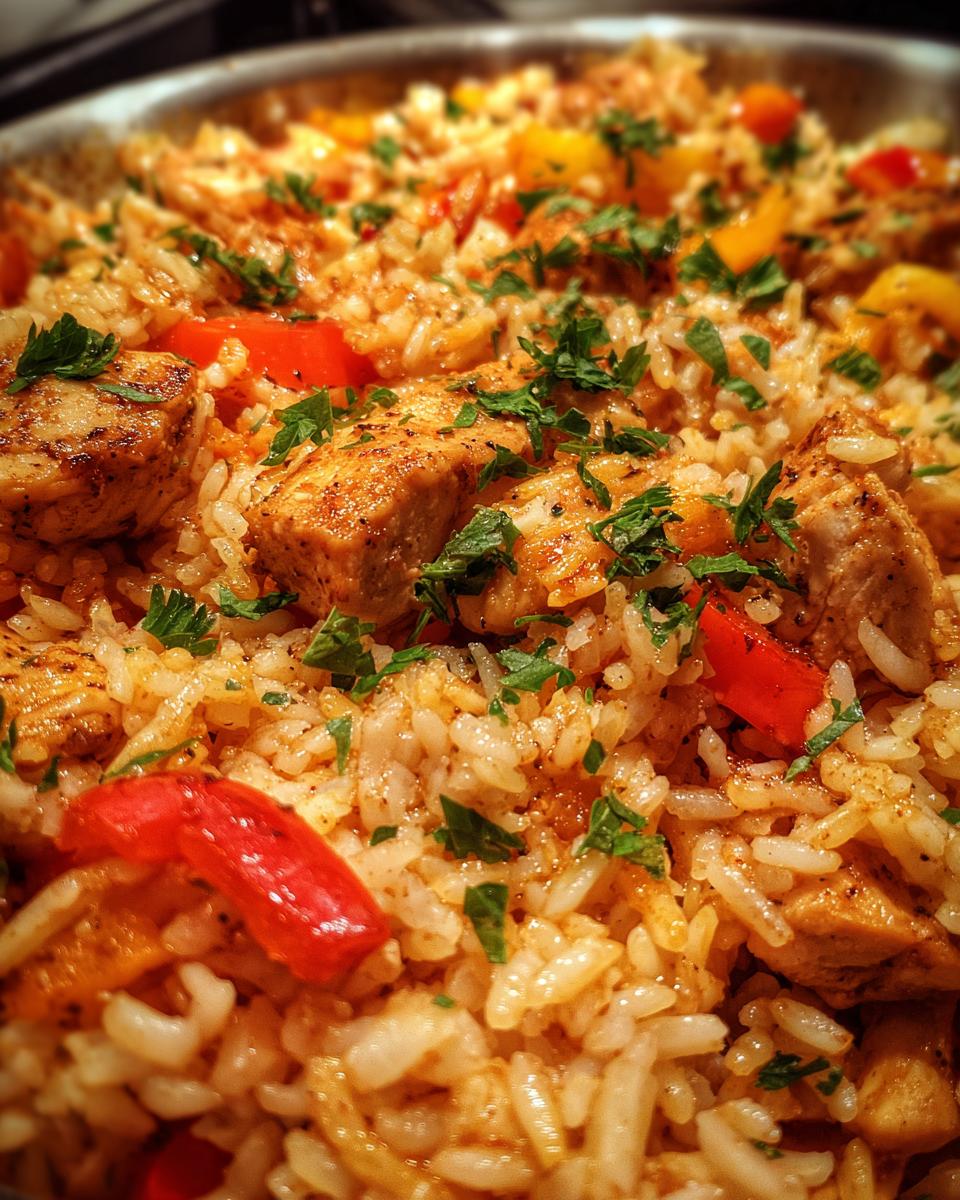 Flavorful Spicy Cajun Chicken and Rice Skillet 5 Spicy Cajun Chicken and Rice Skillet - detail 1