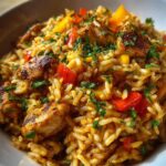 Spicy Cajun Chicken and Rice Skillet
