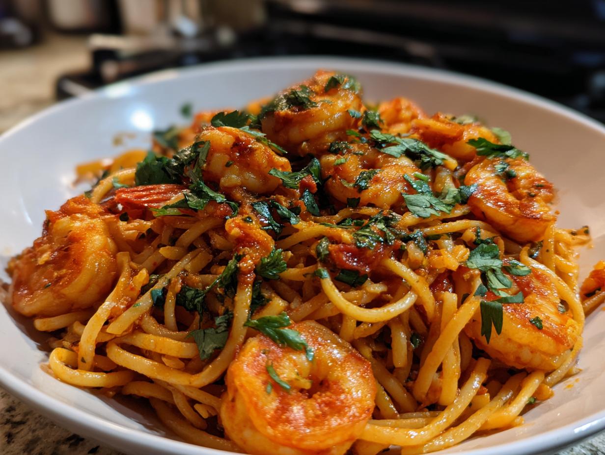 Quick & Delicious Spicy Cajun Shrimp Pasta 5 Spicy Cajun Shrimp Pasta - detail 1