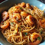 Spicy Garlic Butter Shrimp Noodles