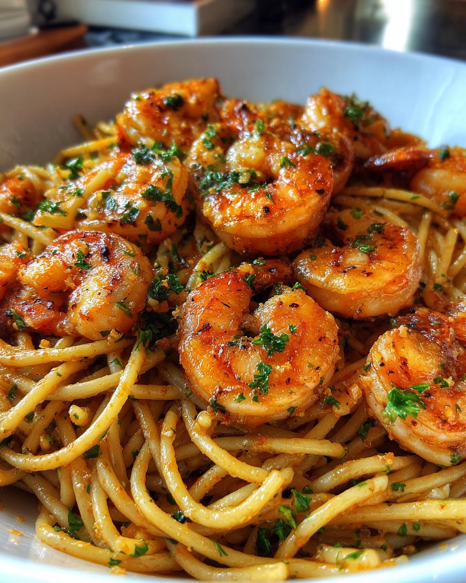 Spicy Shrimp Noodles: 25-Min Marvel 7 Spicy Garlic Butter Shrimp Noodles - detail 3