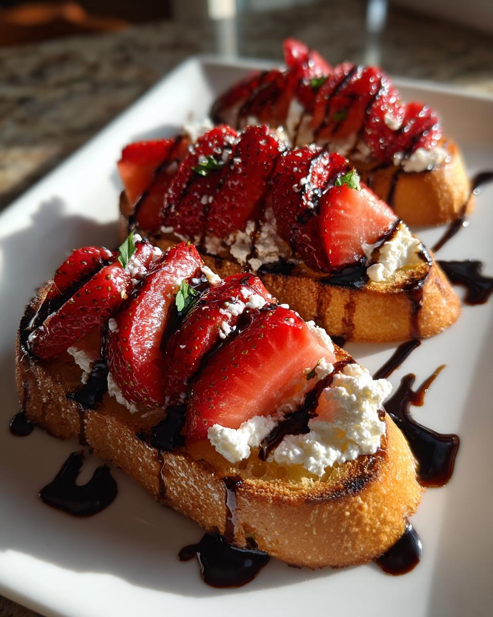 Amazing Strawberry Goat Cheese Bruschetta in 20 Mins 5 Strawberry Goat Cheese Bruschetta - detail 1