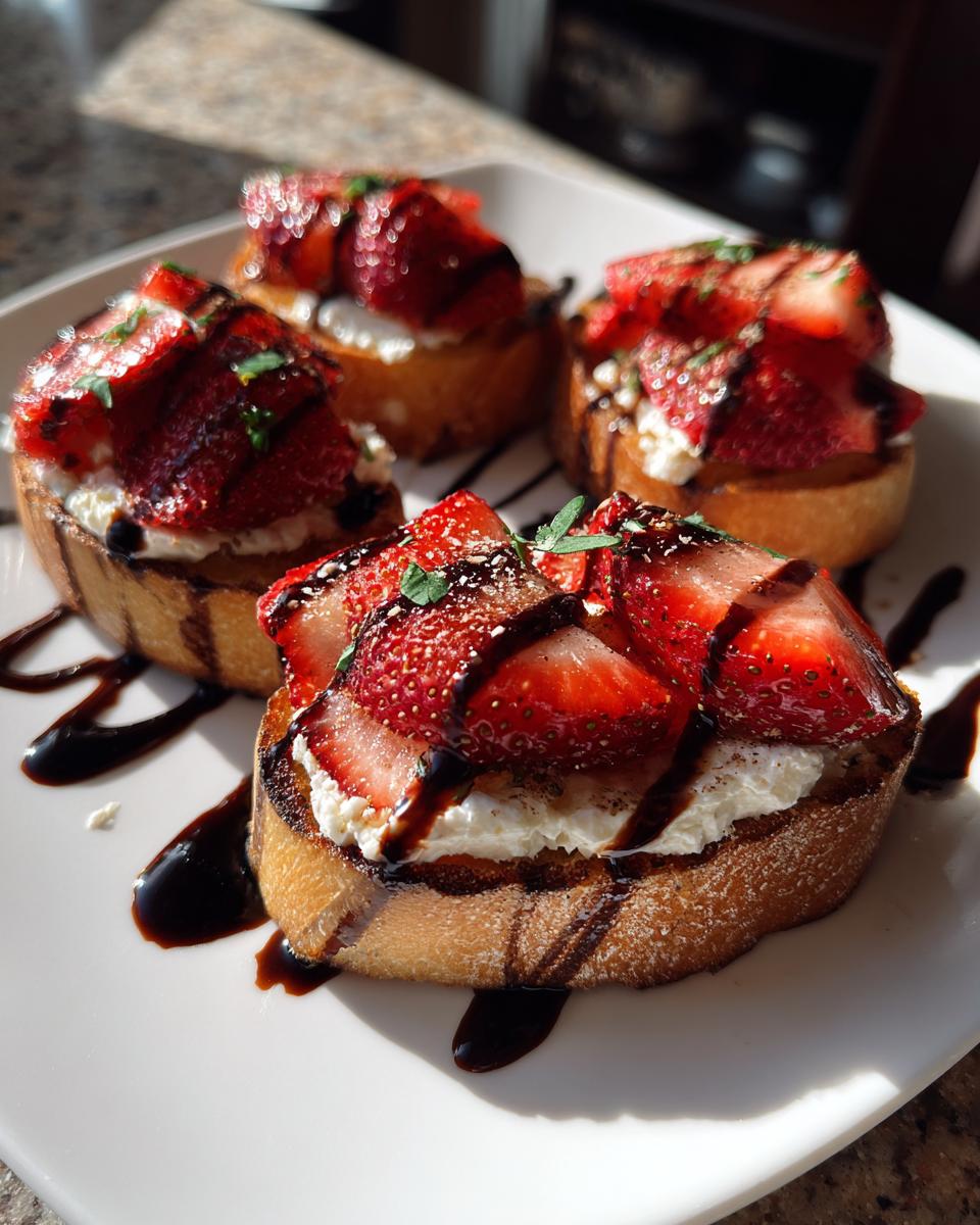 Amazing Strawberry Goat Cheese Bruschetta in 20 Mins 6 Strawberry Goat Cheese Bruschetta - detail 2