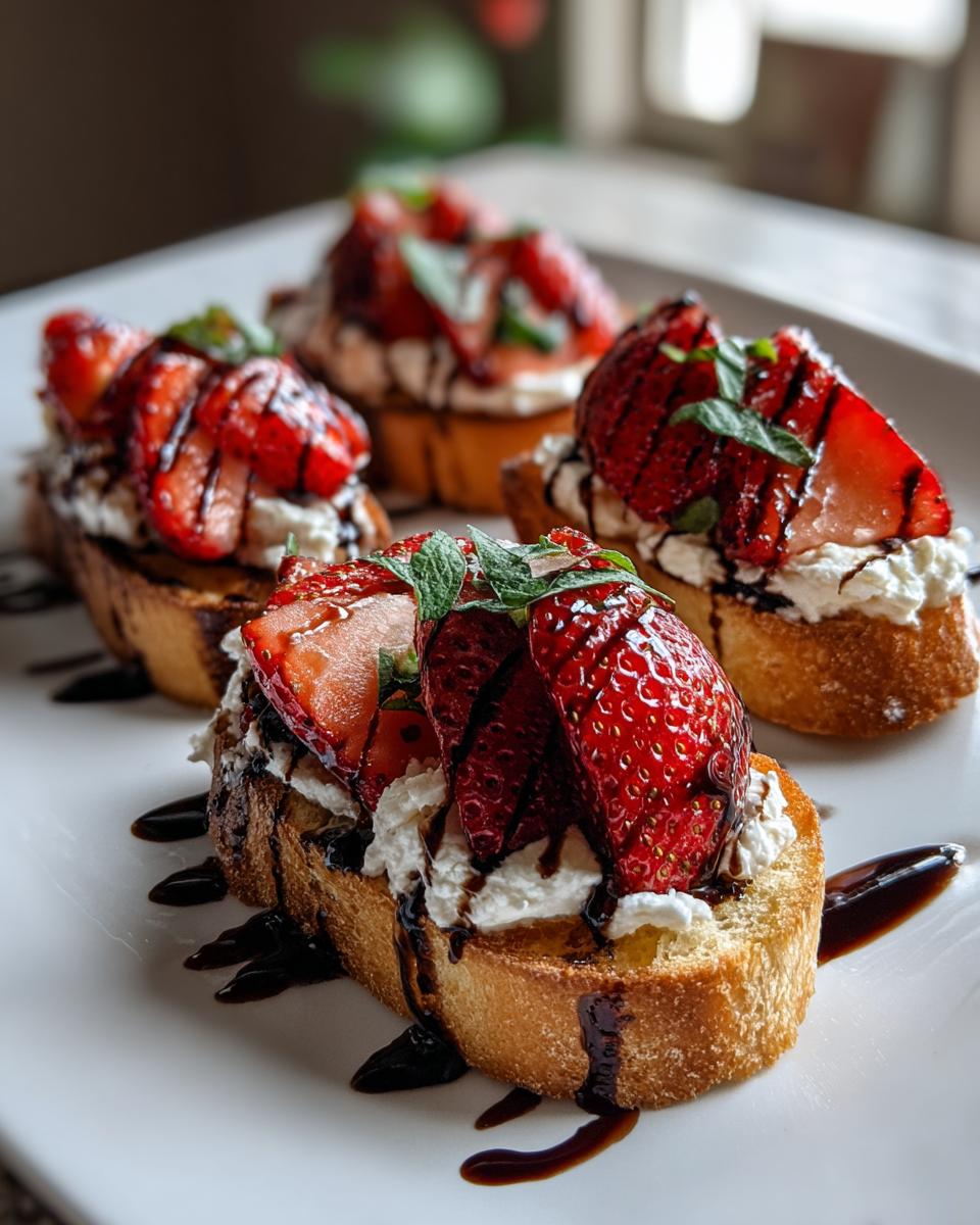 Amazing Strawberry Goat Cheese Bruschetta in 20 Mins 7 Strawberry Goat Cheese Bruschetta - detail 3