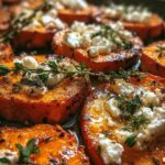 Sweet Potato Recipes: Honey Feta Sweet Potato Rounds