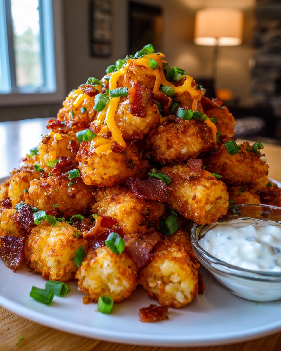 Tasty Loaded Tater Tot Appetizers Recipe - detail 1