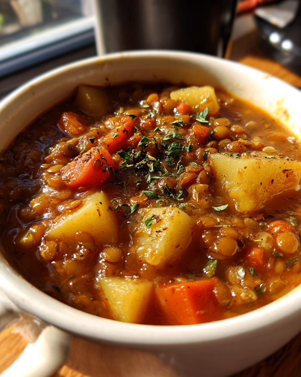 Amazing Vegetarian Lentil Soup: 1 Step to Bliss 5 Vegetarian Lentil Soup - Wholefood Soulfood Kitchen - detail 1