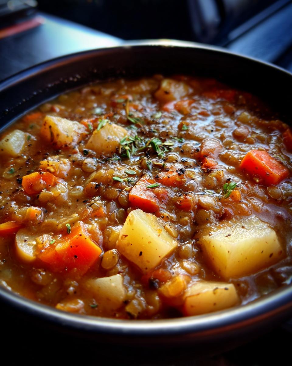 Amazing Vegetarian Lentil Soup: 1 Step to Bliss 7 Vegetarian Lentil Soup - Wholefood Soulfood Kitchen - detail 3