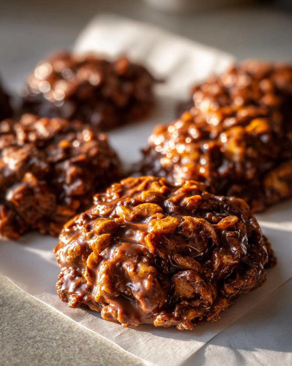 Amazing Vintage No-Bake Cookies 1min boil 5 Vintage No-Bake Cookies - detail 1