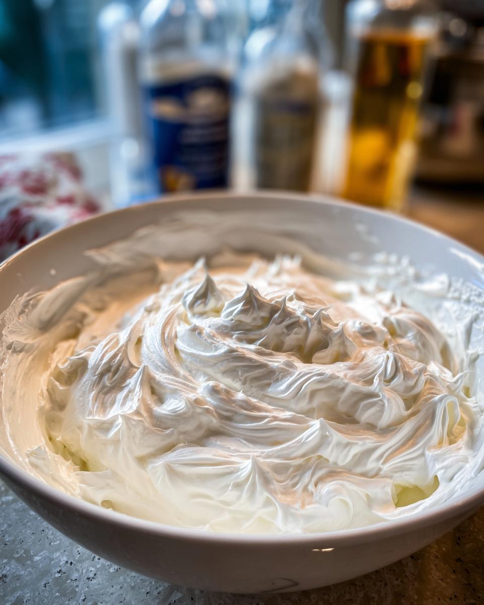 Easy Whipped Cream Frosting: 3-Ingredient Dream 5 Whipped Cream Frosting – Easy Homemade Frosting Recipe With Fresh Cream - Emma's Cake Studio - detail 1
