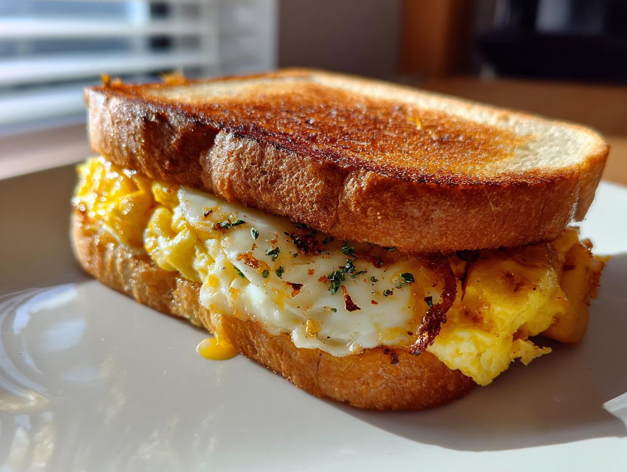 Amazing 10-Minute Egg Sandwich Recipe 6 egg sandwich 🥪 - detail 2